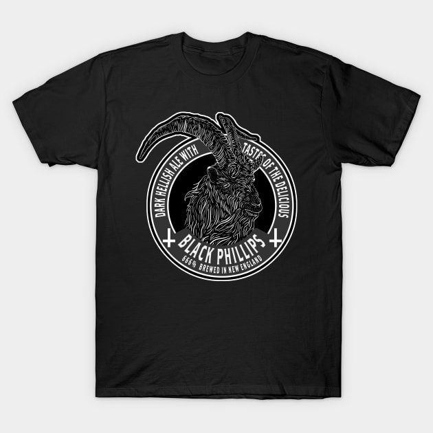 Black phillips dark ale T-Shirt by wet_chicken_lip